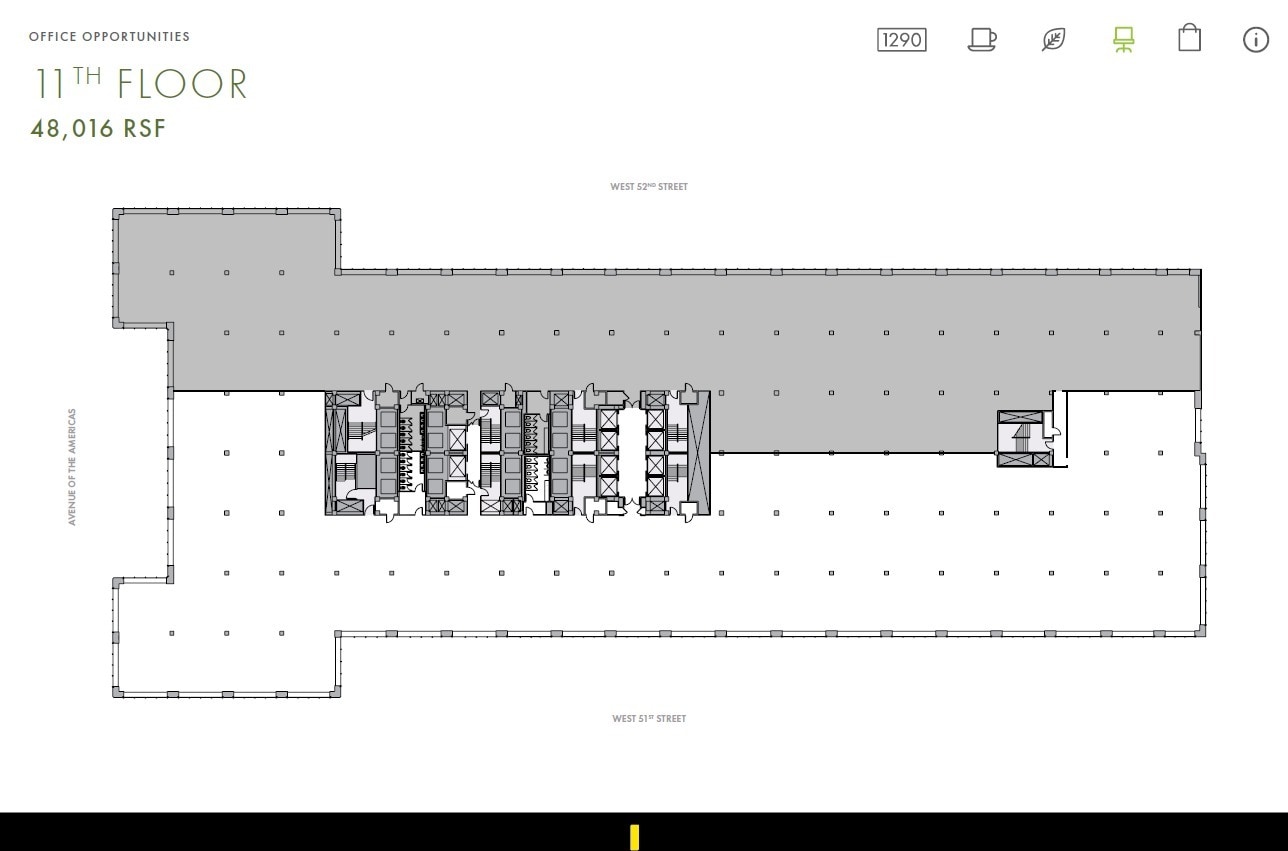 1290 Avenue of the Americas, New York, NY to rent Floor Plan- Image 1 of 1