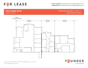 700-730 E Park Blvd, Plano, TX for rent Floor Plan- Image 1 of 2