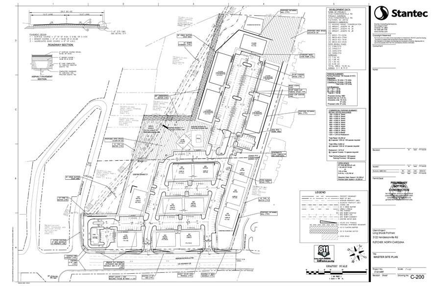 3042 Hendersonville Rd, Fletcher, NC for rent - Site Plan - Image 2 of 5