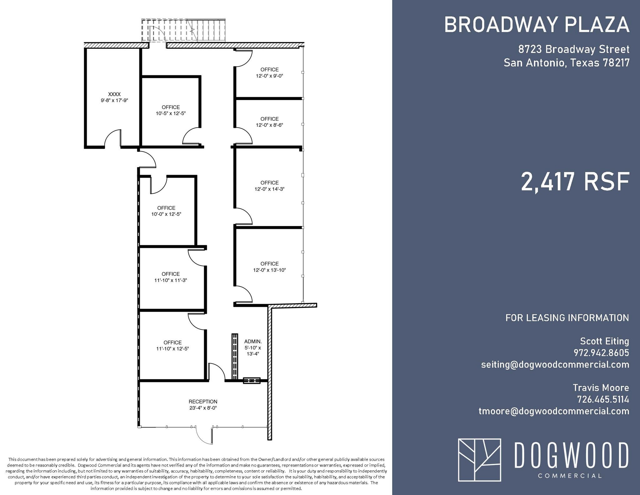 8800-8856 Broadway St, San Antonio, TX for rent Floor Plan- Image 1 of 1