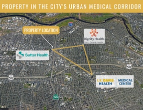 2901-2929 K St, Sacramento, CA - AERIAL  map view - Image1