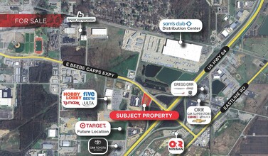 Beebe Capps Expy, Searcy, AR - AERIAL  map view - Image1