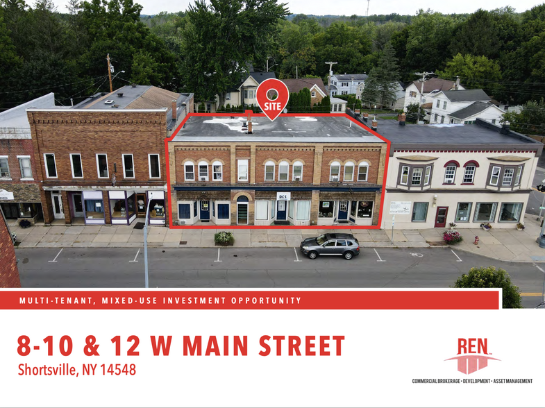 8-10 W Main St, Shortsville, NY for sale - Building Photo - Image 1 of 1