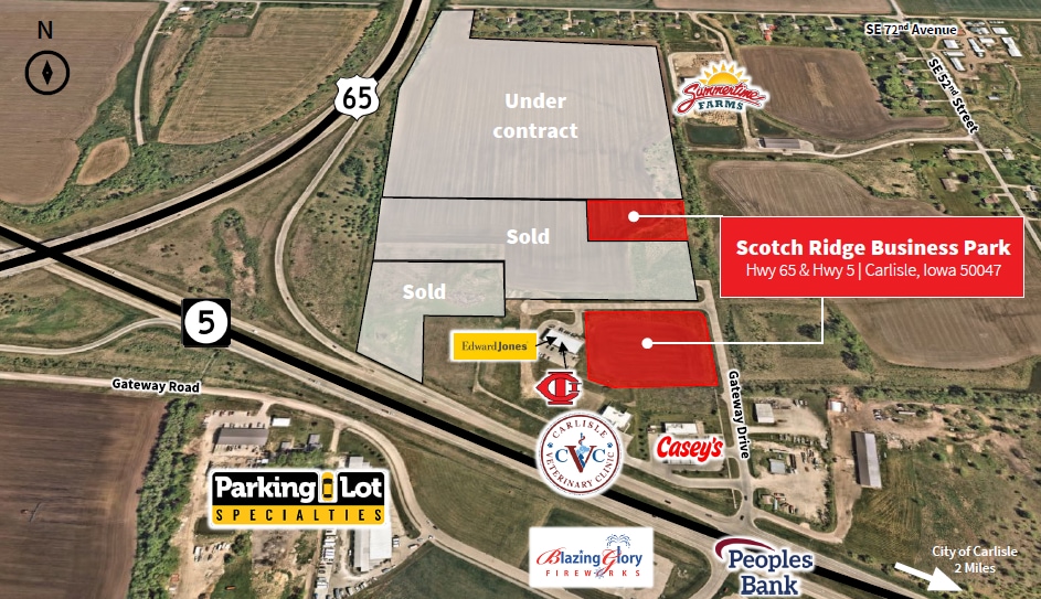 Hwy 65 & Hwy 5, Carlisle, IA for sale - Site Plan - Image 1 of 3