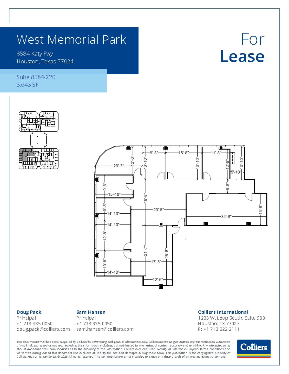 8554 Katy Fwy, Houston, TX to rent Floor Plan- Image 1 of 1