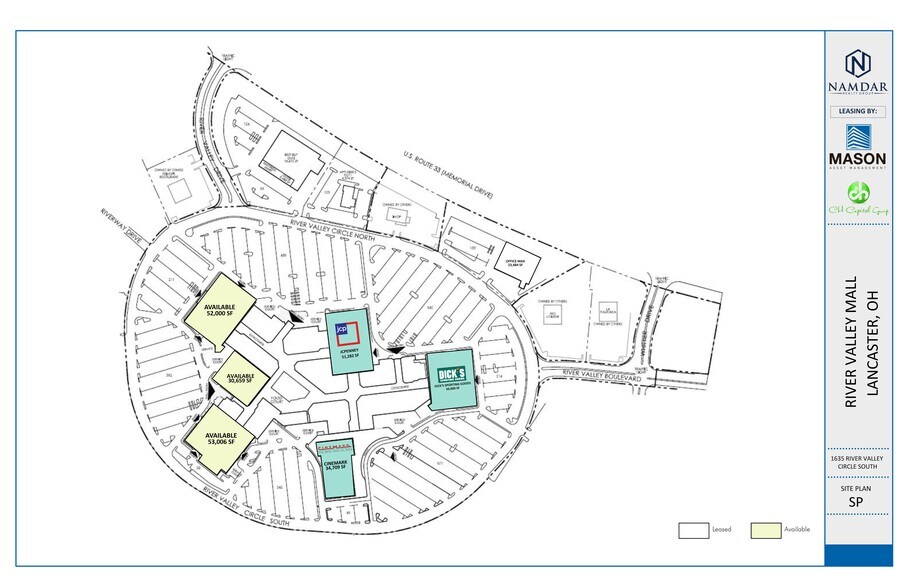 1635 River Valley Cir S, Lancaster, OH for rent - Site Plan - Image 2 of 4