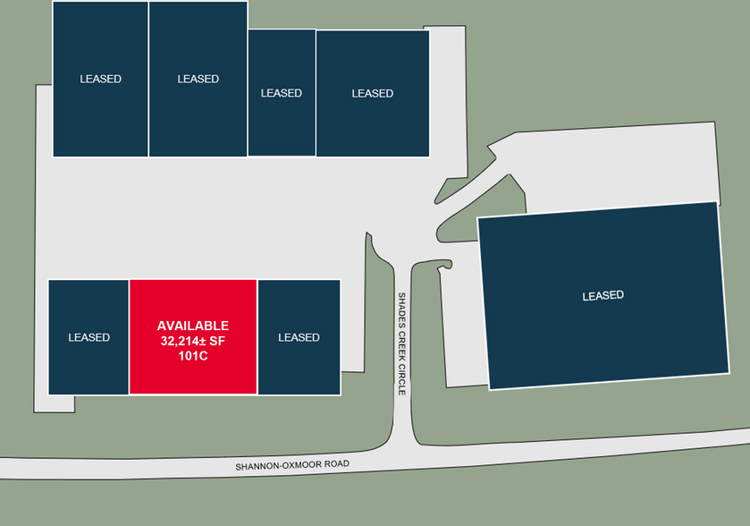 101 Shades Creek Cir, Birmingham, AL for rent - Site Plan - Image 2 of 5