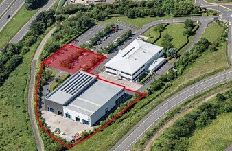 Nissan Way, Sunderland, TWR - AERIAL map view