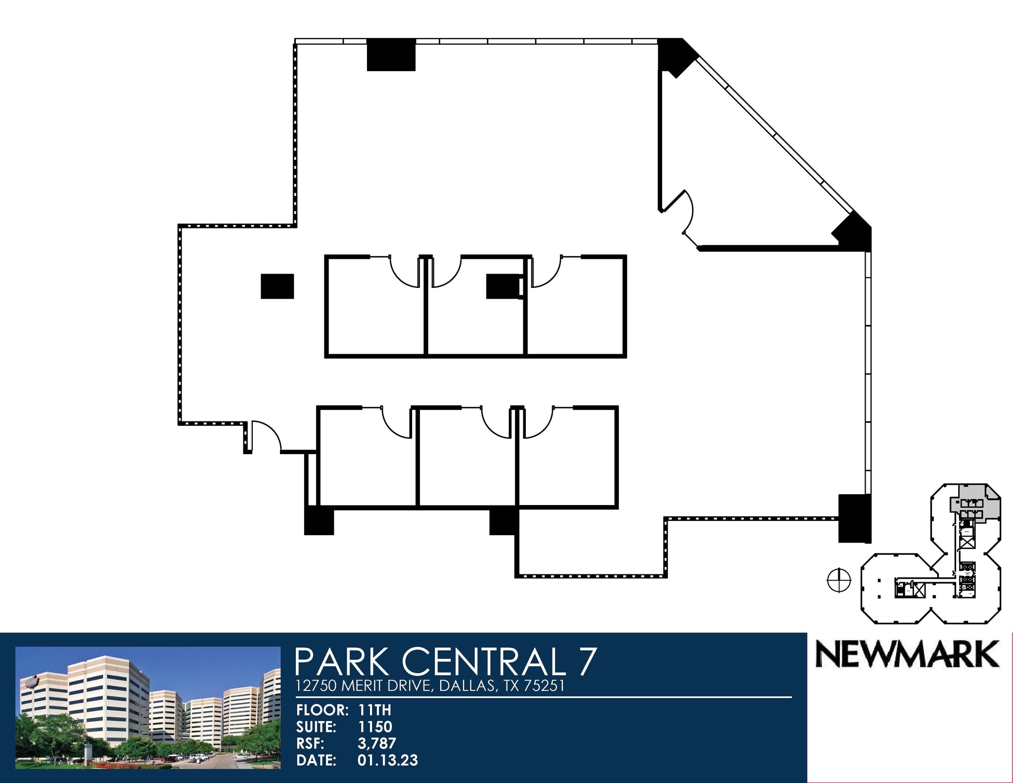 12750 Merit Dr, Dallas, TX to rent Floor Plan- Image 1 of 1