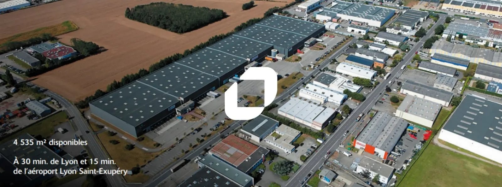 Office in Genas to rent Aerial- Image 1 of 4