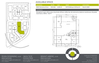 9040 Kenamar Dr, San Diego, CA for rent Floor Plan- Image 1 of 1