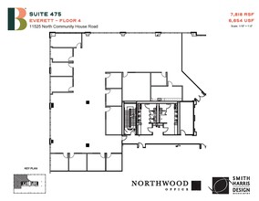 11525 N Community House Rd, Charlotte, NC for rent Floor Plan- Image 1 of 1