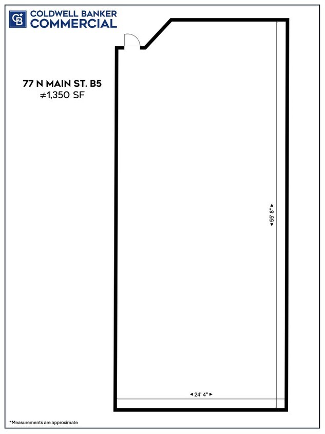 77 Main St S, Southbury, CT 06488 - Unit 105 -  - Floor Plan - Image 1 of 2