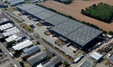 Genas - Aerial map view