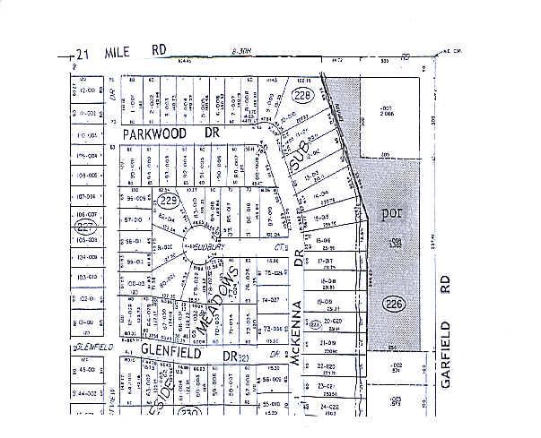 46807-46825 Garfield Rd, Macomb, MI for sale - Plat Map - Image 2 of 12