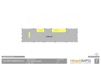 732 W Randolph St, Chicago, IL for rent Site Plan- Image 1 of 3