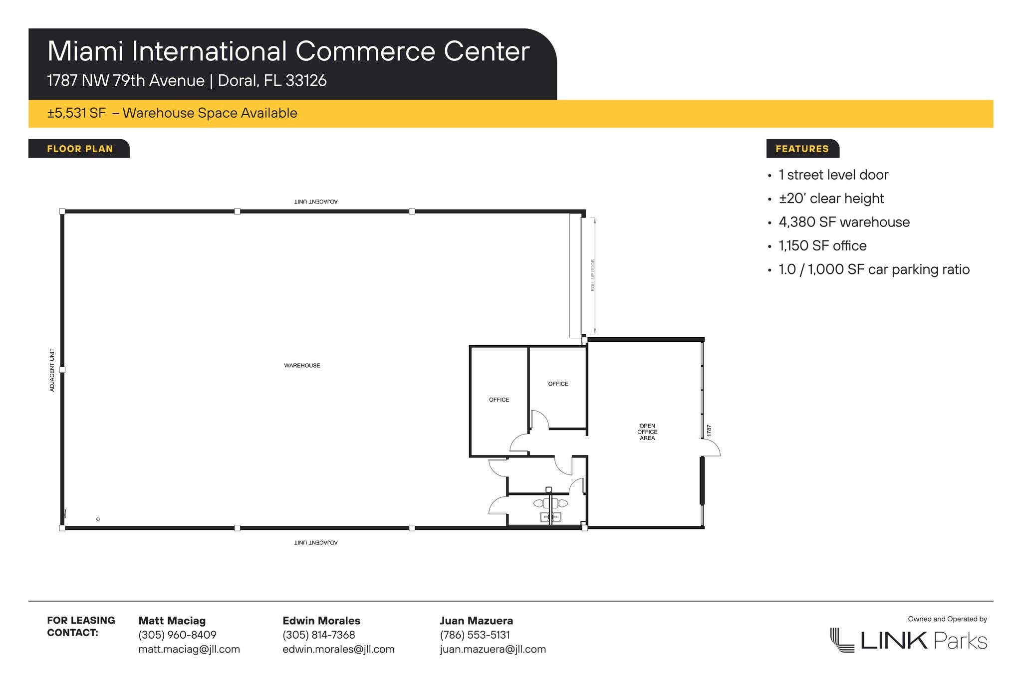 7950-7966 NW 14th St, Miami, FL to rent Site Plan- Image 1 of 17