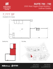 2500 W Higgins Rd, Hoffman Estates, IL to rent Floor Plan- Image 2 of 2