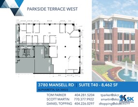 3780 Mansell Rd, Alpharetta, GA for rent Site Plan- Image 1 of 1