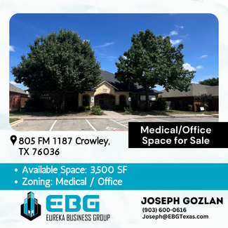 More details for 805 1187 Rd, Crowley, TX - Office for Sale