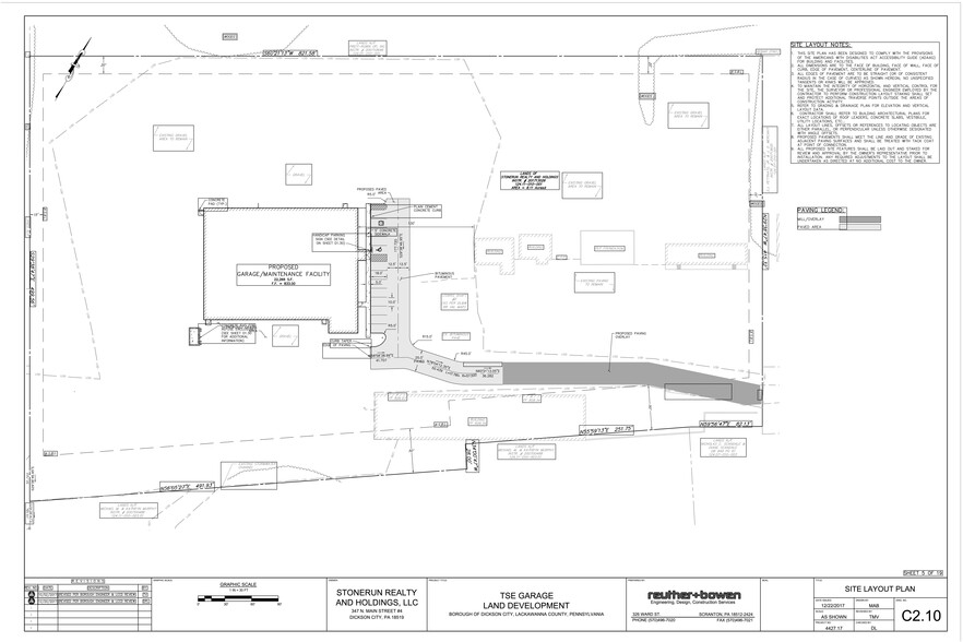 347 Rear Main, Dickson City, PA for rent - Site Plan - Image 1 of 6