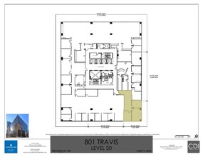 801 Travis St, Houston, TX for sale Floor Plan- Image 1 of 1