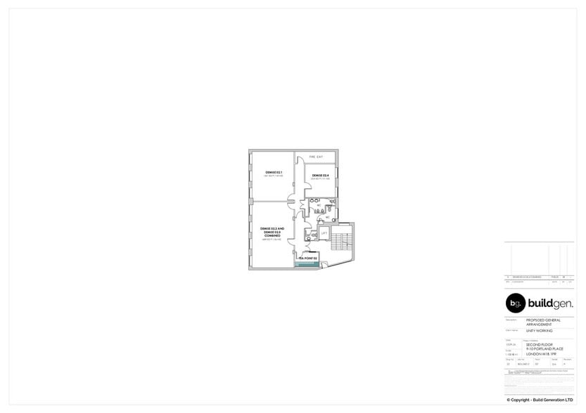 9-12 Portland Pl, London to rent - Floor Plan - Image 3 of 8
