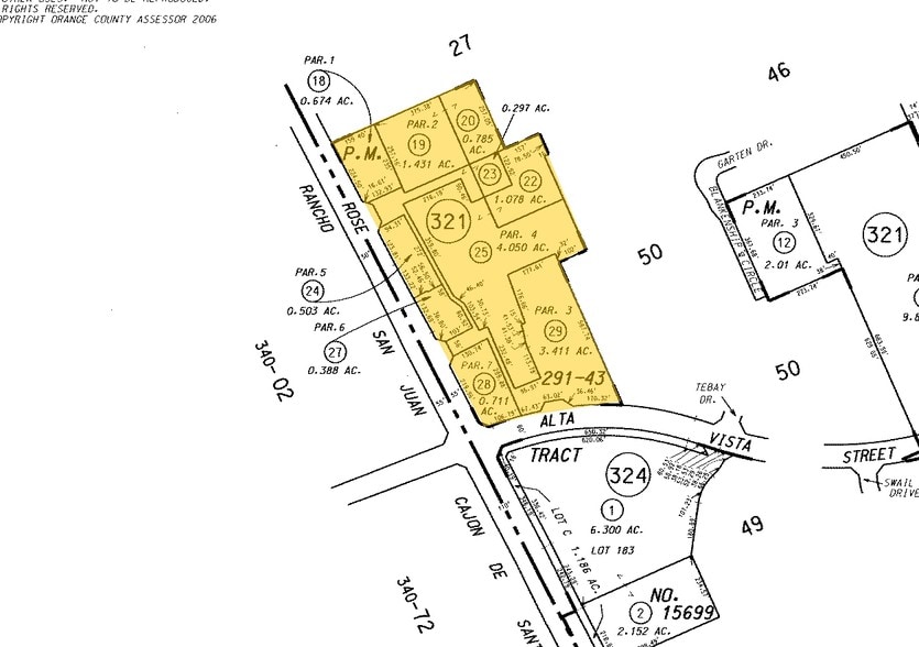 600-732 N Rose Dr, Placentia, CA for rent - Plat Map - Image 2 of 25