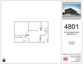 4801 W Peterson Ave, Chicago, IL for rent Floor Plan- Image 1 of 4