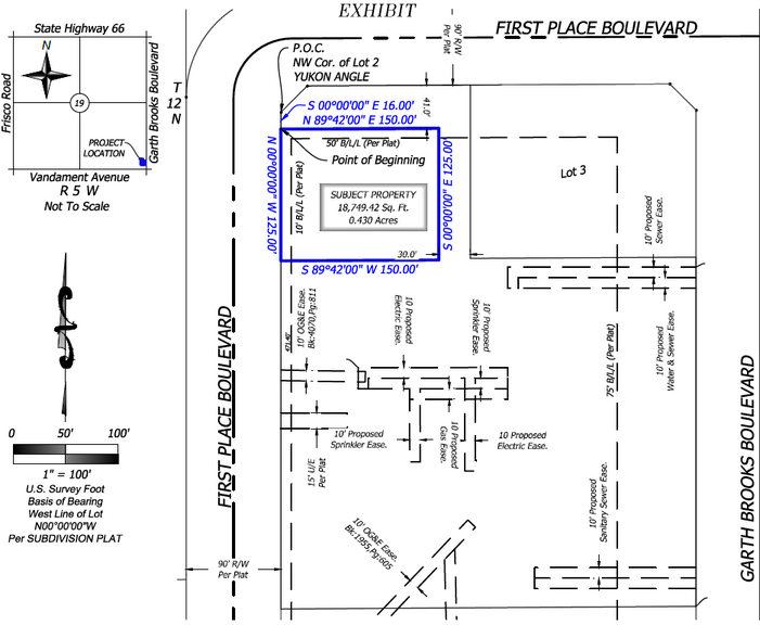 1000 Garth Brooks Blvd, Yukon, OK for sale - Site Plan - Image 2 of 2