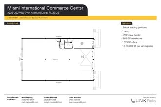 7950-7966 NW 14th St, Miami, FL to rent Site Plan- Image 2 of 2
