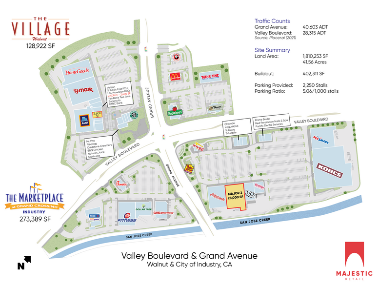 21630-21818 Valley Blvd, Walnut, CA for rent - Site Plan - Image 2 of 14