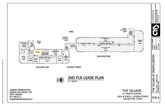 5001-5005 S Cooper St, Arlington, TX for rent Site Plan- Image 2 of 4