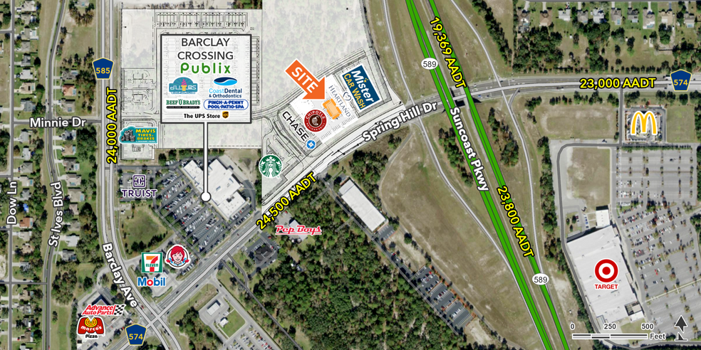 NWQ Suncoast Pkwy and Spring Hill Dr, Spring Hill, FL for rent - Building Photo - Image 1 of 1