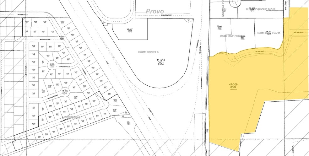 34 E 1700 S, Provo, UT for rent - Plat Map - Image 2 of 6