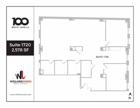 100 N LaSalle St, Chicago, IL for rent Site Plan- Image 1 of 1