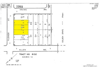 1838-1842 Flower St, Glendale, CA for sale Plat Map- Image 1 of 1