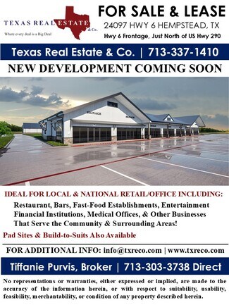 More details for 24097 Highway 6, Hempstead, TX - Retail, Industrial for Rent