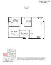 520 E Wilson Ave, Glendale, CA to rent Floor Plan- Image 1 of 1