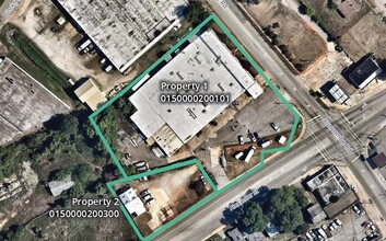 1505 Buncombe Rd, Greenville, SC - AERIAL  map view