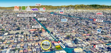 5329 S Hoover St, Los Angeles, CA for sale Aerial- Image 1 of 8