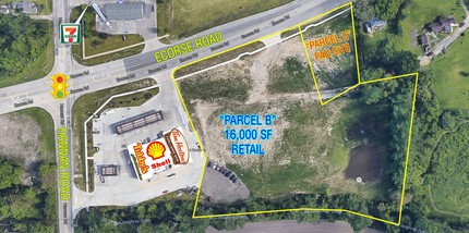 SEC Ecorse & Hannan Rd, Romulus, MI - aerial  map view