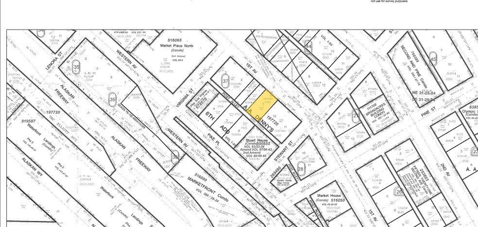 1917-1921 1st Ave, Seattle, WA for sale - Plat Map - Image 1 of 1