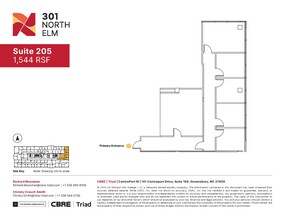 301 N Elm St, Greensboro, NC for rent Floor Plan- Image 1 of 1