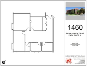 1460 Renaissance Dr, Park Ridge, IL for rent Floor Plan- Image 1 of 1