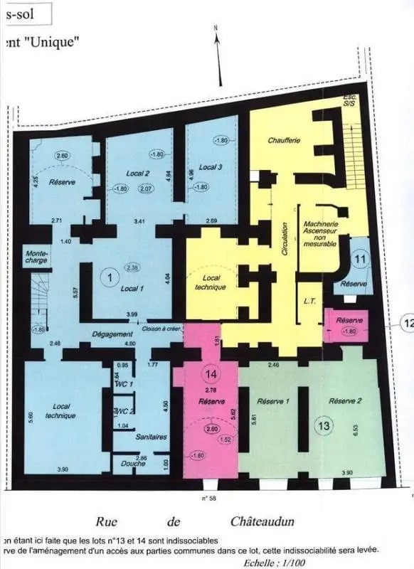 Paris, PAR 75009 - Unit 01 - - Floor Plan - Image 2 of 5