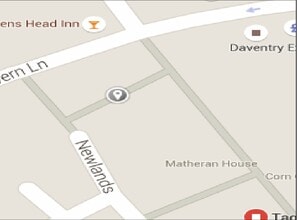 2 Prince William Walk, Daventry to rent Map- Image 2 of 2