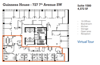 727 7th Ave SW, Calgary, AB for rent Floor Plan- Image 1 of 1