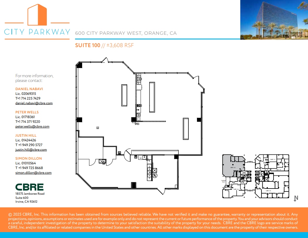600 City Pky W, Orange, CA to rent Floor Plan- Image 1 of 1