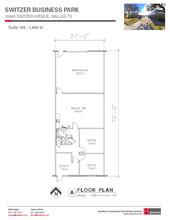 10930 Switzer Ave, Dallas, TX for rent Floor Plan- Image 1 of 1